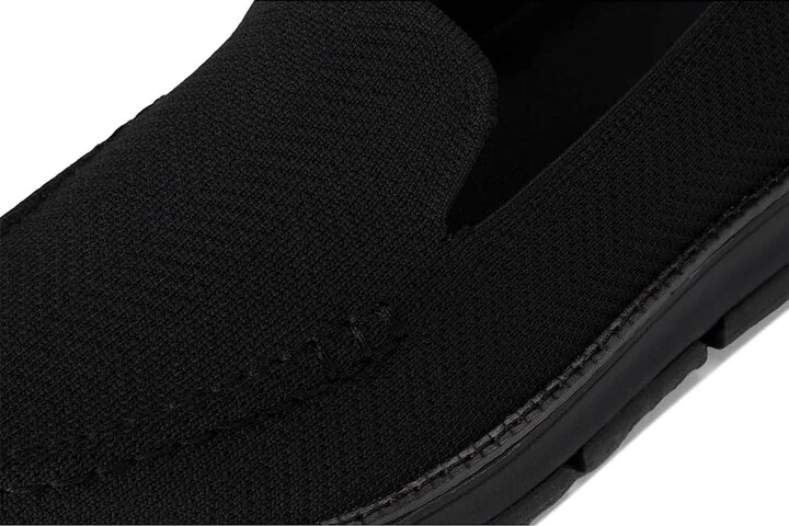 Cole Haan Zerogrand Revel Stitchlite Venetians Women's Shoes Black Knit/Croc Print/Black : 8.5 C - Wide, Leather - Image 7