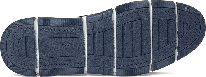 Cole Haan Zerogrand Revel Stitchlite Venetians Women's Shoes Navy Knit/Croc Print : 7 B - Medium, Leather - Image 3
