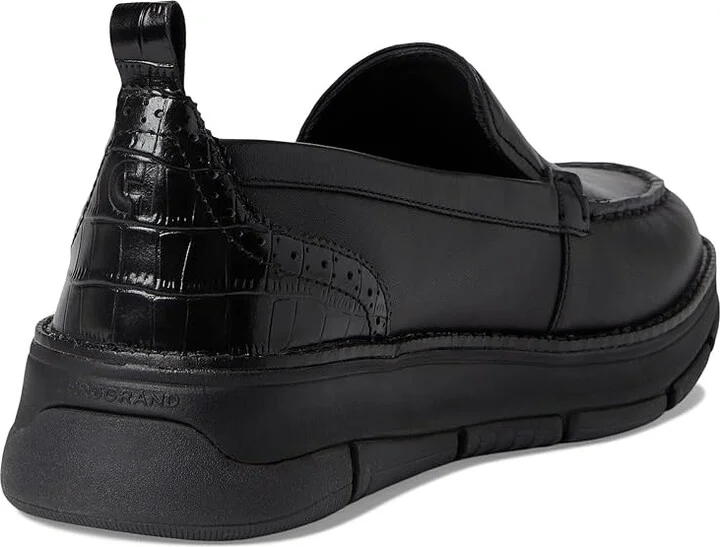 Cole Haan Zerogrand Revel Venetians Women's Shoes Black/Black : 8.5 B - Medium, Leather - Image 4