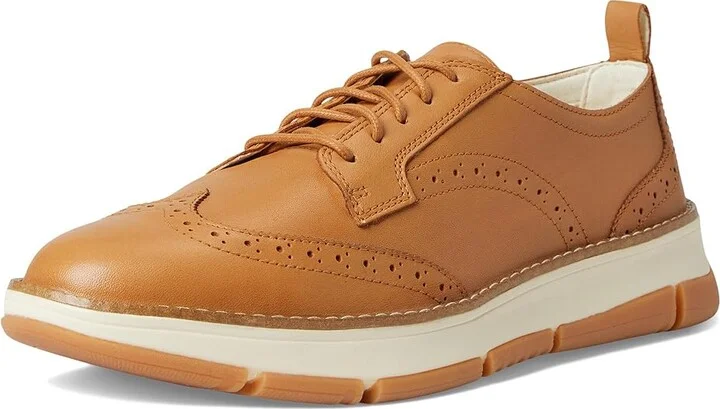 Cole Haan Zerogrand Revel Wingtip Oxfords Women's Shoes Biscuit/Ivory : 5 B - Medium, Leather - Image 5
