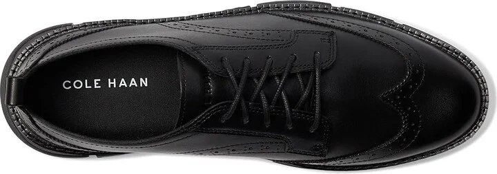 Cole Haan Zerogrand Revel Wingtip Oxfords Women's Shoes Black/Black : 7.5 C - Wide, Leather - Image 2