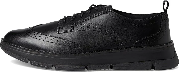 Cole Haan Zerogrand Revel Wingtip Oxfords Women's Shoes Black/Black : 7.5 C - Wide, Leather - Image 6