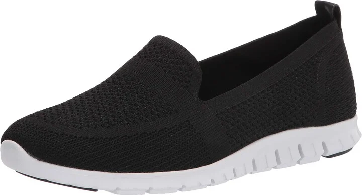 Black Knit/Leather