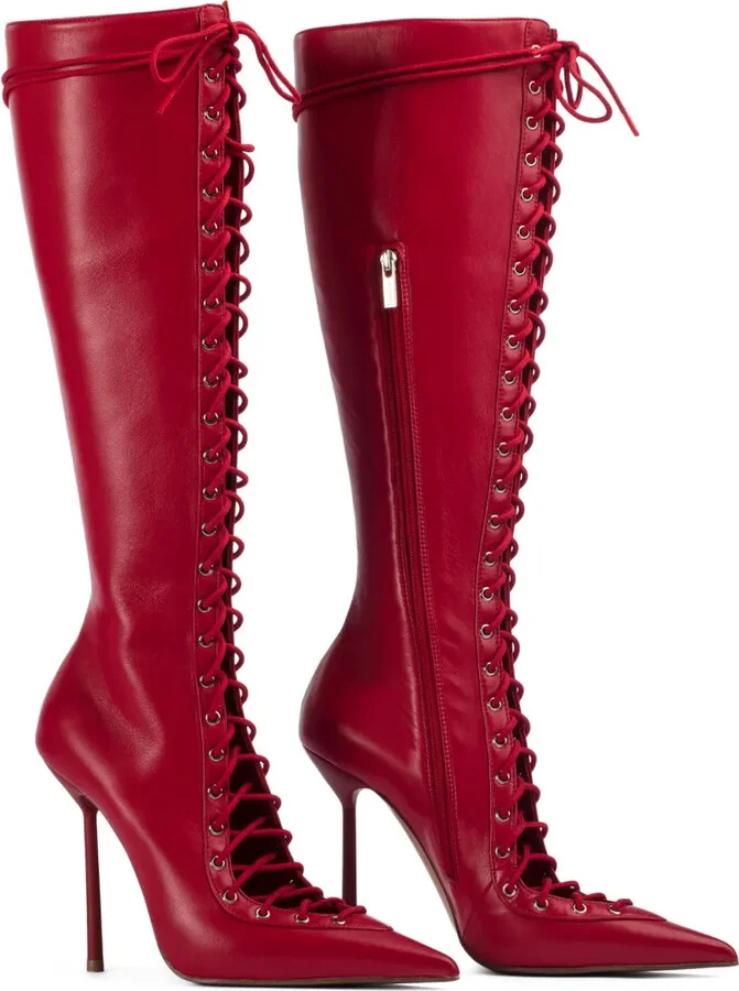 Colette 120mm lace-up leather boots - Image 2