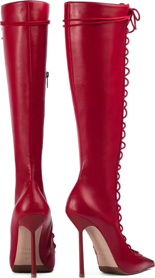 Colette 120mm lace-up leather boots - Image 3