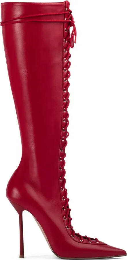 Colette 120mm lace-up leather boots