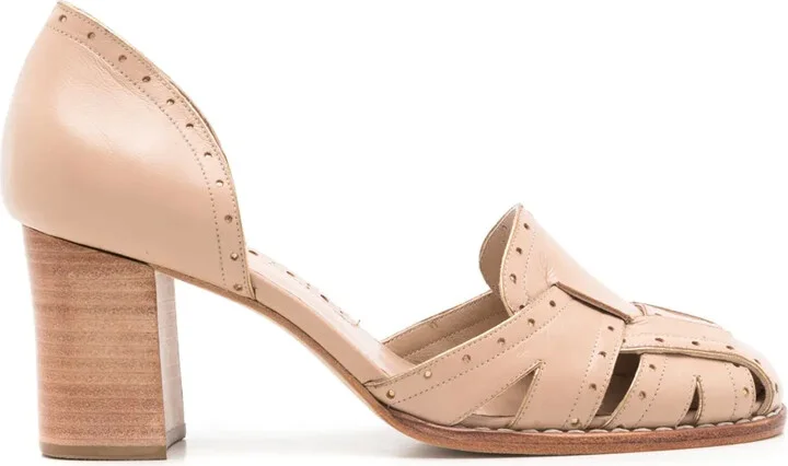Colette 55mm leather pumps