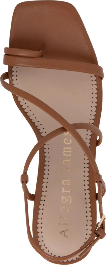 Colette Brown Leather Comfortable Sexy Strappy Sandal - Image 6