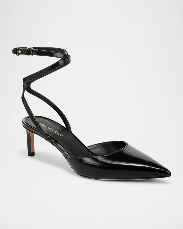 Colette Calf Leather Ankle-Strap Pumps - Image 3