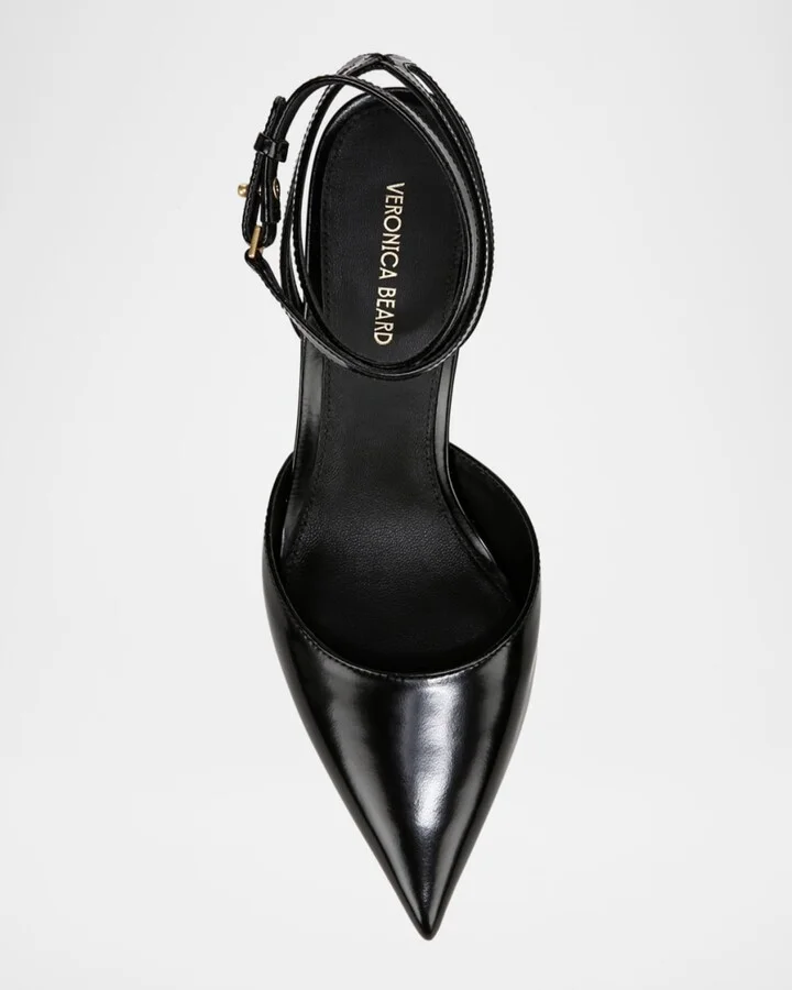 Colette Calf Leather Ankle-Strap Pumps - Image 4