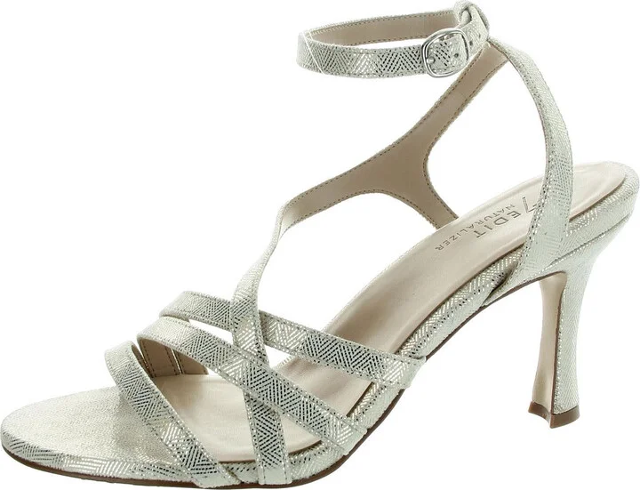 Colette Womens Strappy Leather Ankle Strap