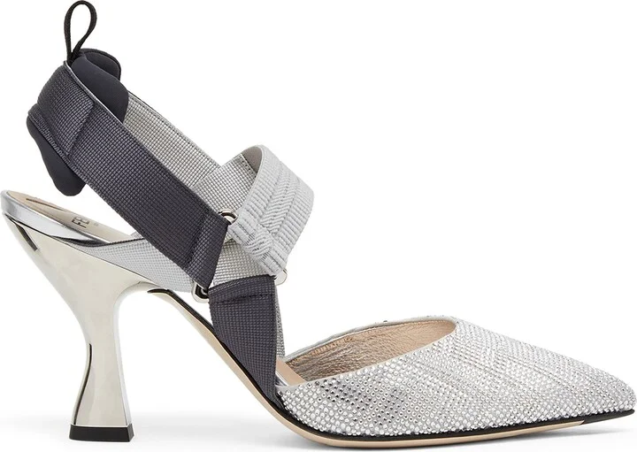 Colibri Crystal Embellished Pointed Toe Pump - Image 3