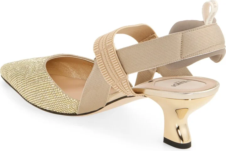 Colibri Crystal Embellished Pointed Toe Pump - Image 2