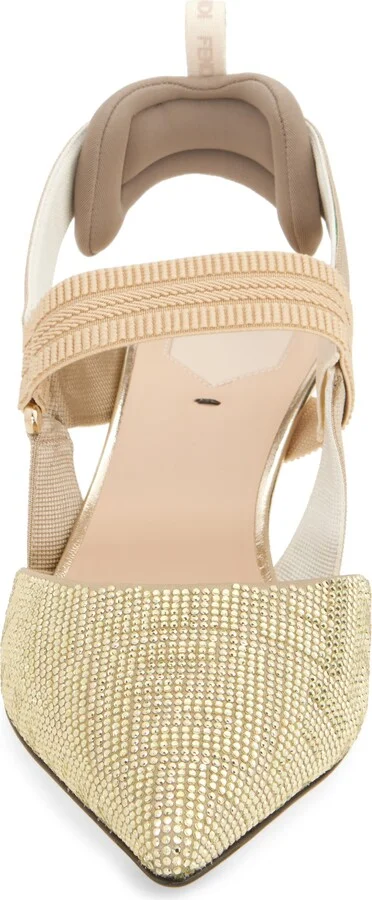 Colibri Crystal Embellished Pointed Toe Pump - Image 4