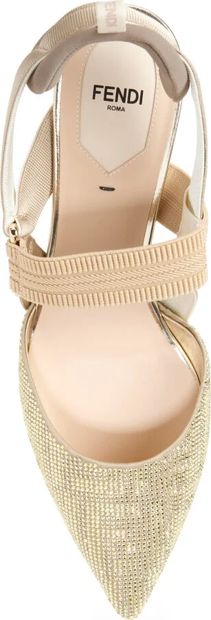 Colibri Crystal Embellished Pointed Toe Pump - Image 5