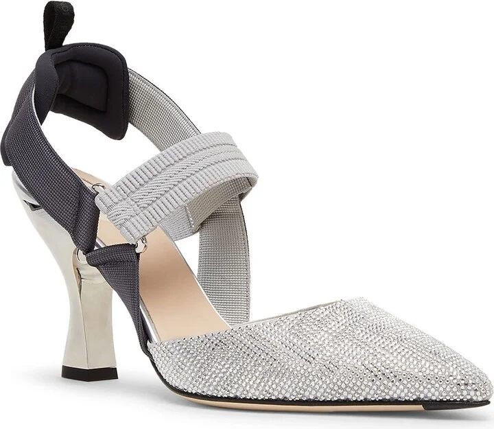 Colibri Crystal Embellished Pointed Toe Pump