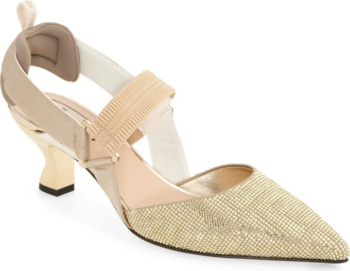 Colibri Crystal Embellished Pointed Toe Pump