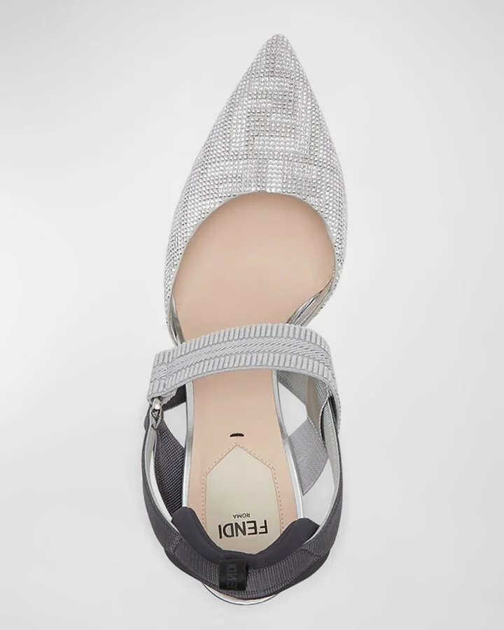Colibri Crystal FF Sporty Slingback Pumps - Image 2