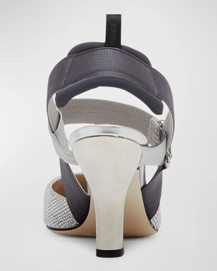 Colibri Crystal FF Sporty Slingback Pumps - Image 3