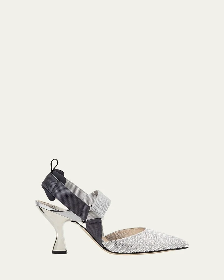 Colibri Crystal FF Sporty Slingback Pumps