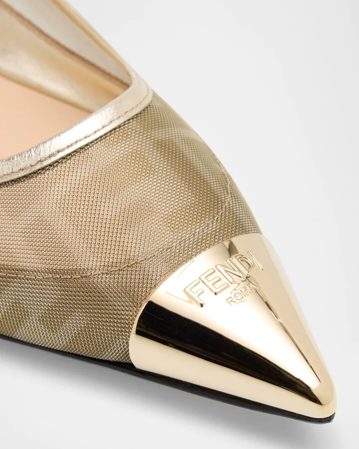 Colibri FF Mesh Cap-Toe Ballerina Flats - Image 4