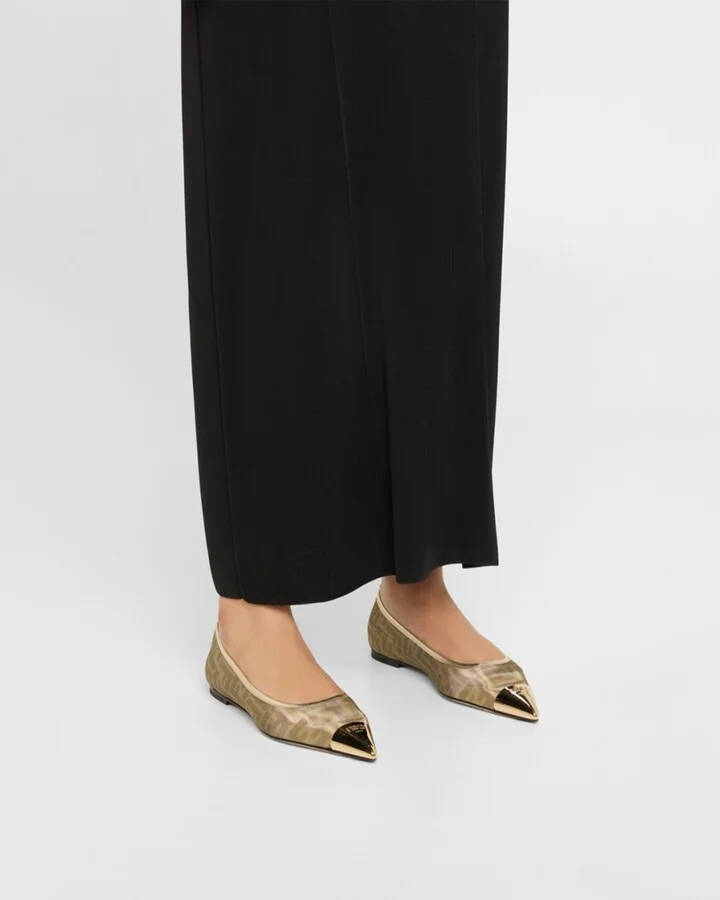 Colibri FF Mesh Cap-Toe Ballerina Flats - Image 8