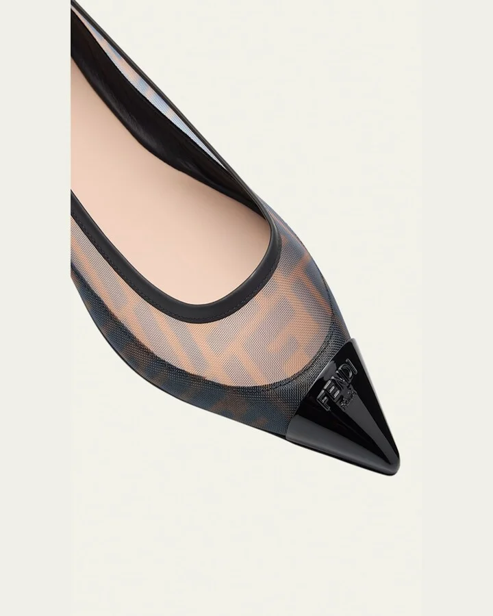 Colibri FF Mesh Pointed Ballerina Flats - Image 10