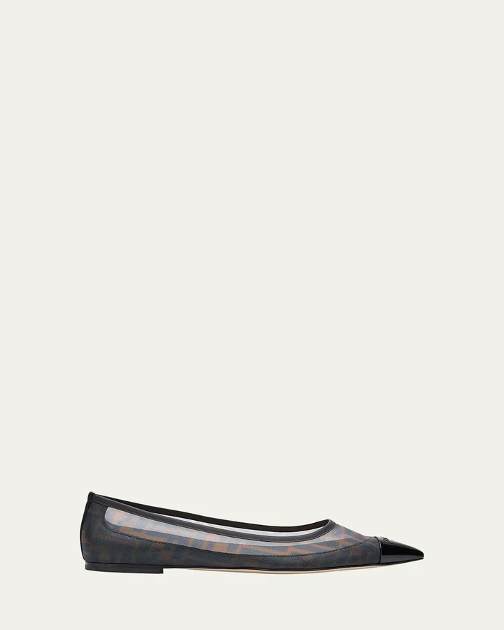 Colibri FF Mesh Pointed Ballerina Flats