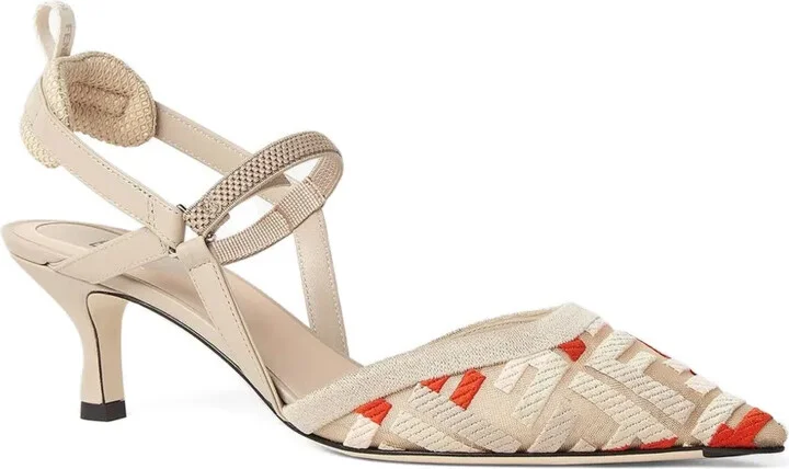 Colibrì FF-motif slingback pumps - Image 2