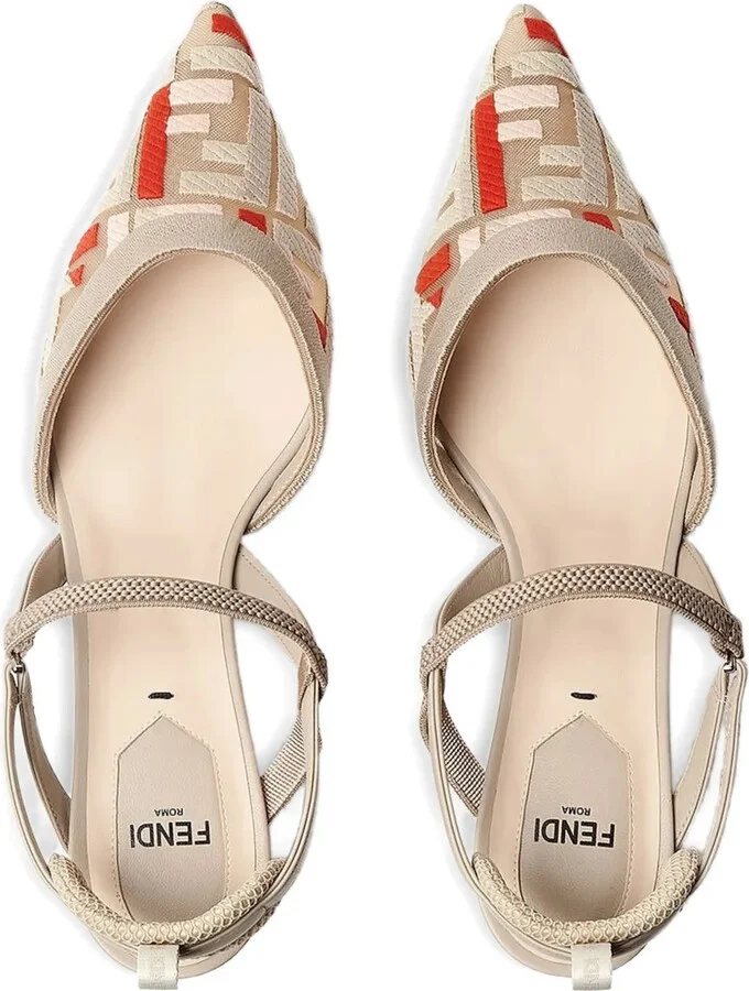 Colibrì FF-motif slingback pumps - Image 4