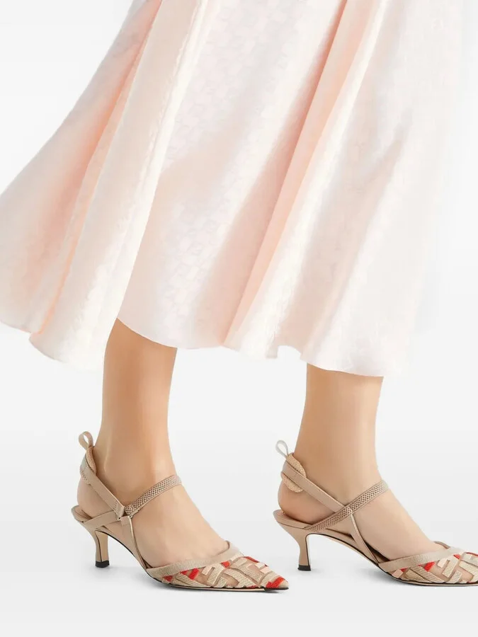 Colibrì FF-motif slingback pumps - Image 5