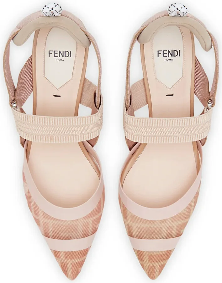 Colibrì FF motif slingback pumps - Image 4