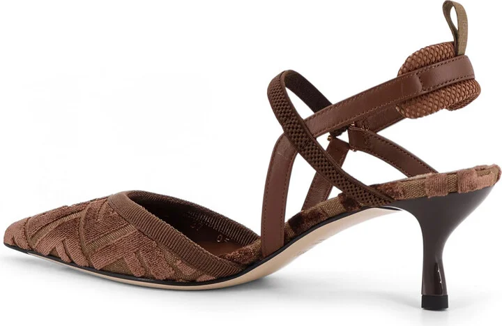 Colibrì Lite Ff Fabric Slingback - Image 3