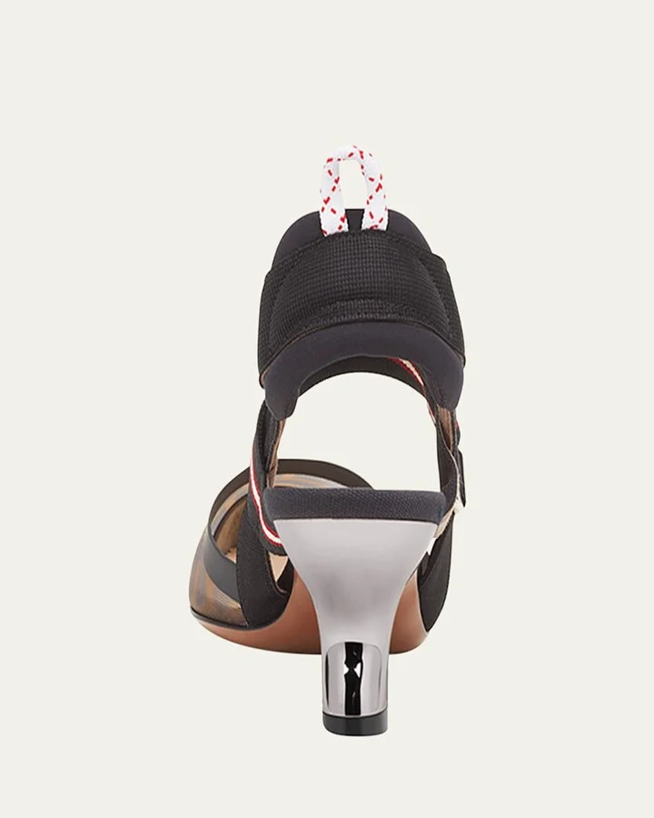 Colibri Runway Mesh FF Slingback Pumps - Image 3