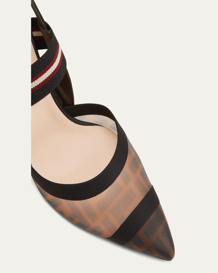 Colibri Slingback Mesh Pumps - Image 3