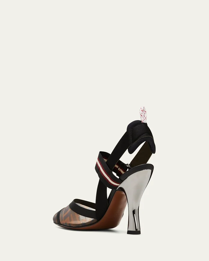 Colibri Slingback Mesh Pumps - Image 5