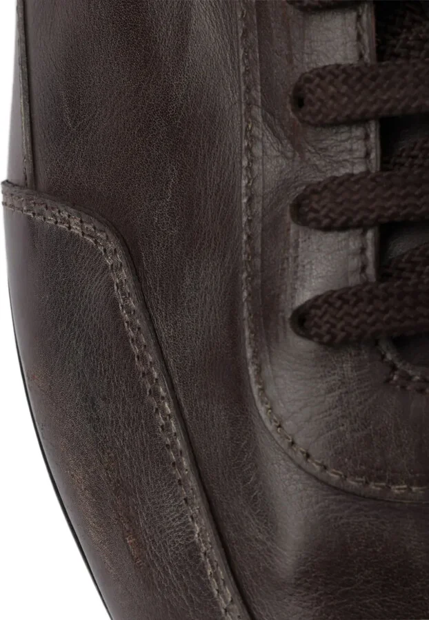 Collapse leather lace-up sneakers - Image 5