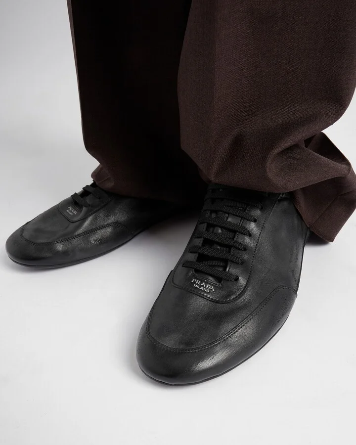 Collapse leather sneakers - Image 3