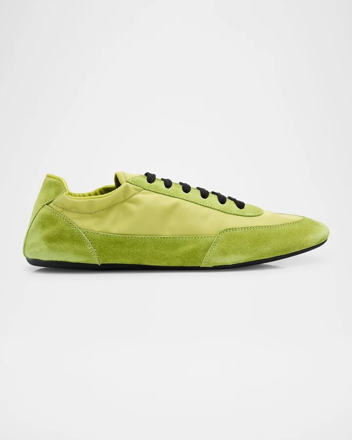 Collapse Low-Top Suede Sneakers