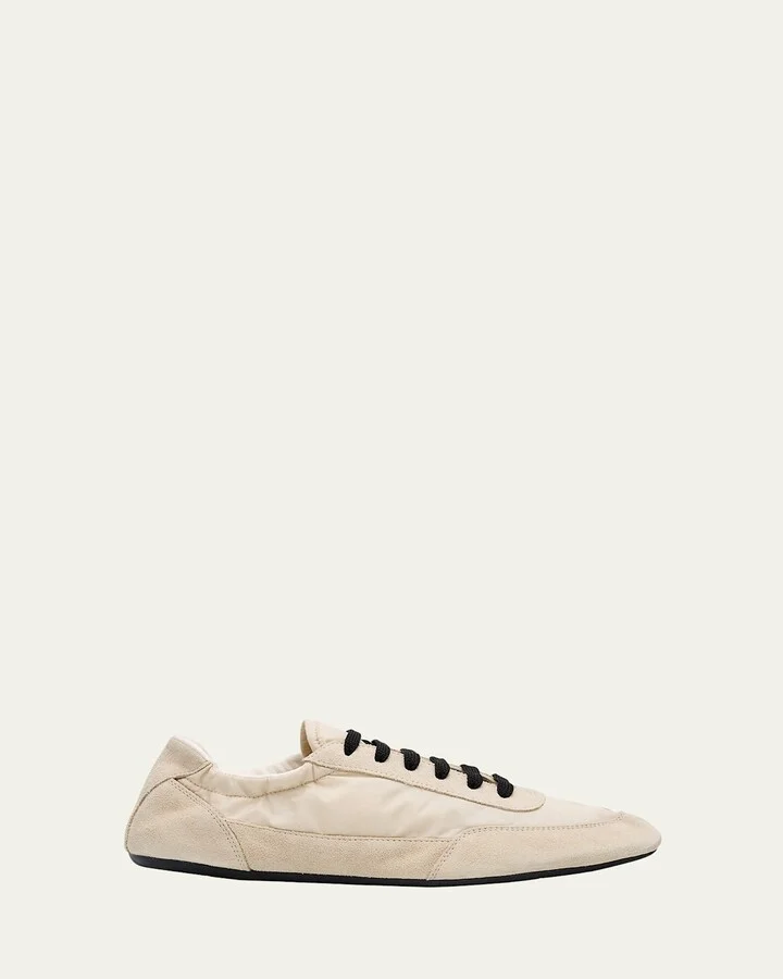 Collapse Low-Top Suede Sneakers