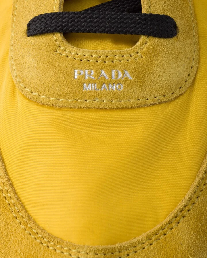Collapse Re-Nylon and suede elasticized sneakers - Image 6