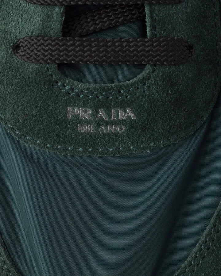 Collapse Re-Nylon and suede elasticized sneakers - Image 6