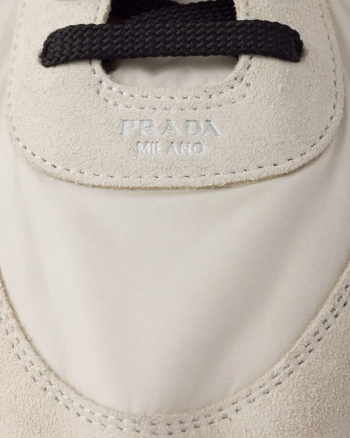 Collapse Re-Nylon and suede elasticized sneakers - Image 6