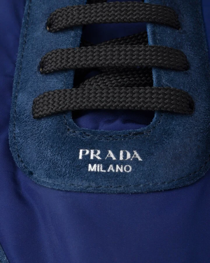 Collapse Re-Nylon and suede elasticized sneakers - Image 6