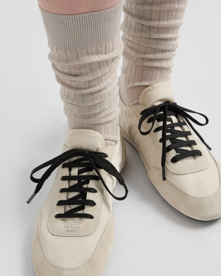 Collapse Re-Nylon and suede sneakers - Image 3