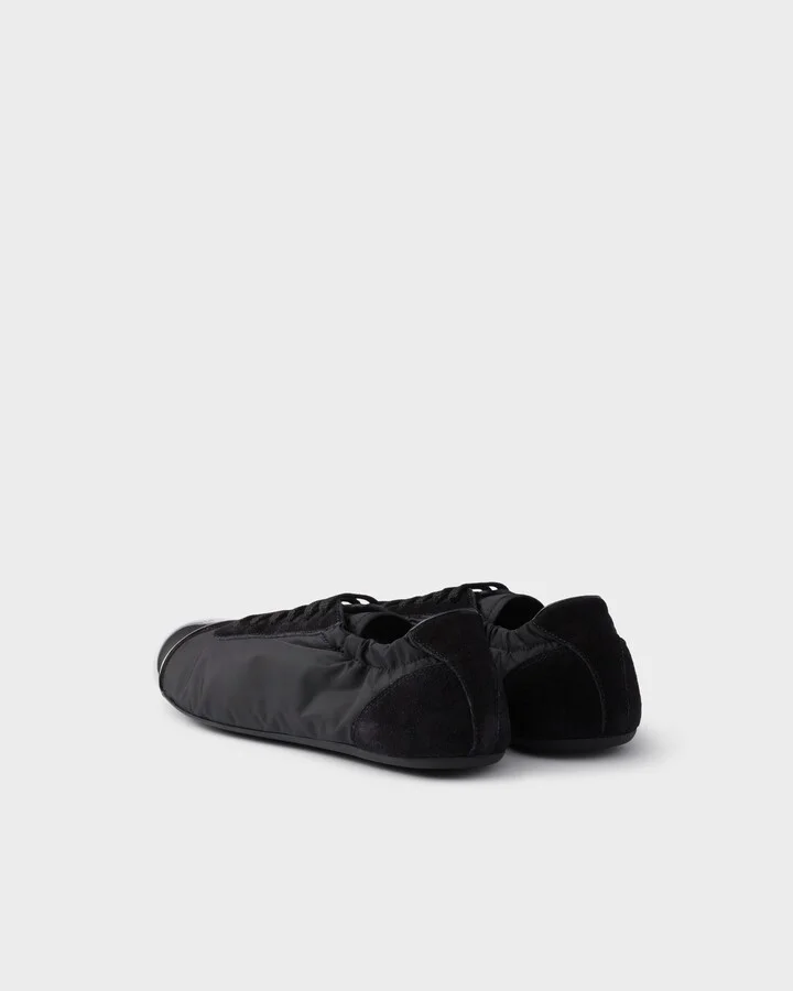 Collapse Re-Nylon and suede sneakers with metal toecap - Image 5