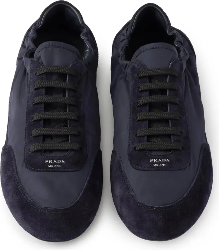 Collapse Re-Nylon suede sneakers - Image 4