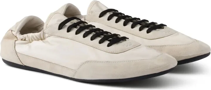 Collapse Re-Nylon suede sneakers - Image 2