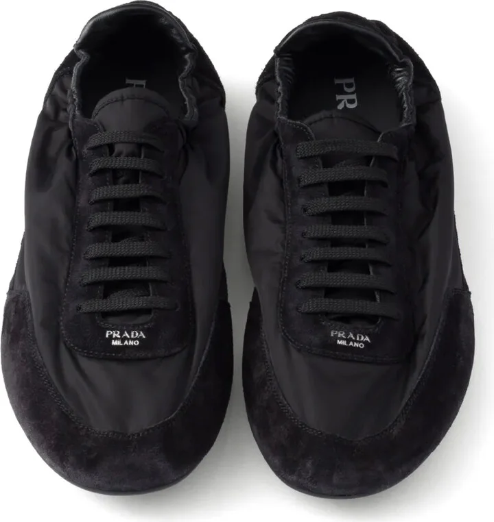 Collapse Re-Nylon suede sneakers - Image 4