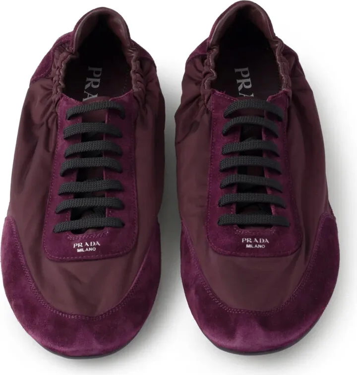 Collapse Re-Nylon suede sneakers - Image 4